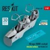 RESKIT RSU48-0459 Mirage 2000B cockpit (Detailed edition) for Kinetic kit (3D Printed) (1/48)